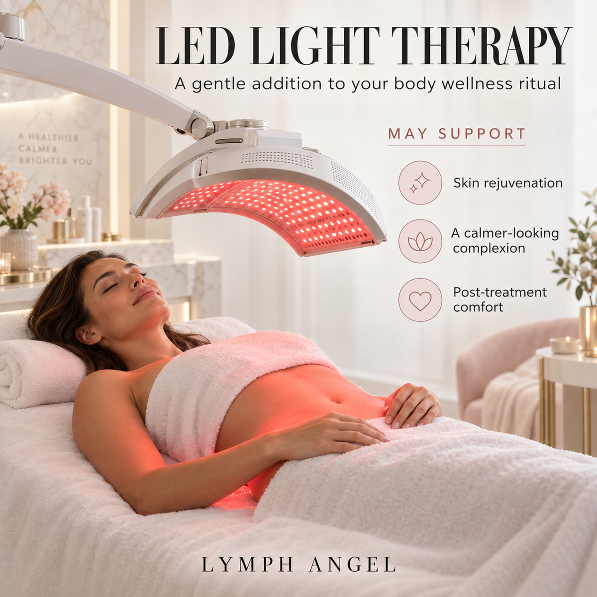 lymph angl lymphatic post surgery led