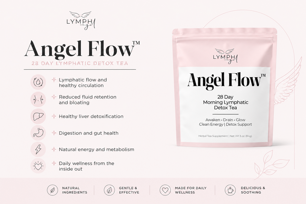 ANGEL FLOW™ Morning Lymphatic Detox Tea - 28 Day Daily Ritual